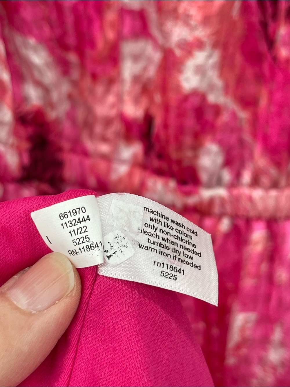 Lane Bryant Pink Floral Gingham Dress with Pockets! - Picture 11 of 11